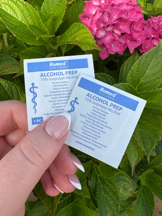 Desinfektions wipes (70 % isopropylalkohol)
